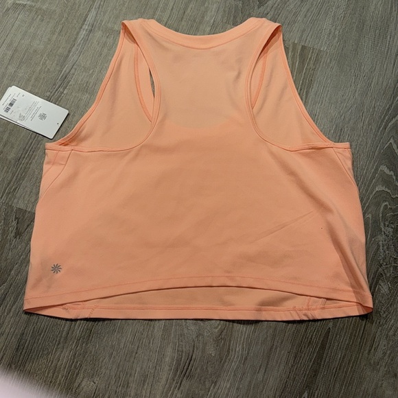 Athleta Shanti Crop Tank. Brand new with tags color: peach - Picture 5 of 6